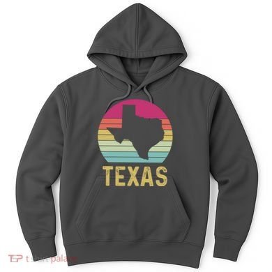 Texas Retro Logo Art Hoodie