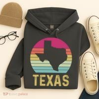 Texas Retro Logo Art Hoodie thumb 4