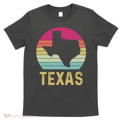 Texas Retro Logo Art T-Shirt