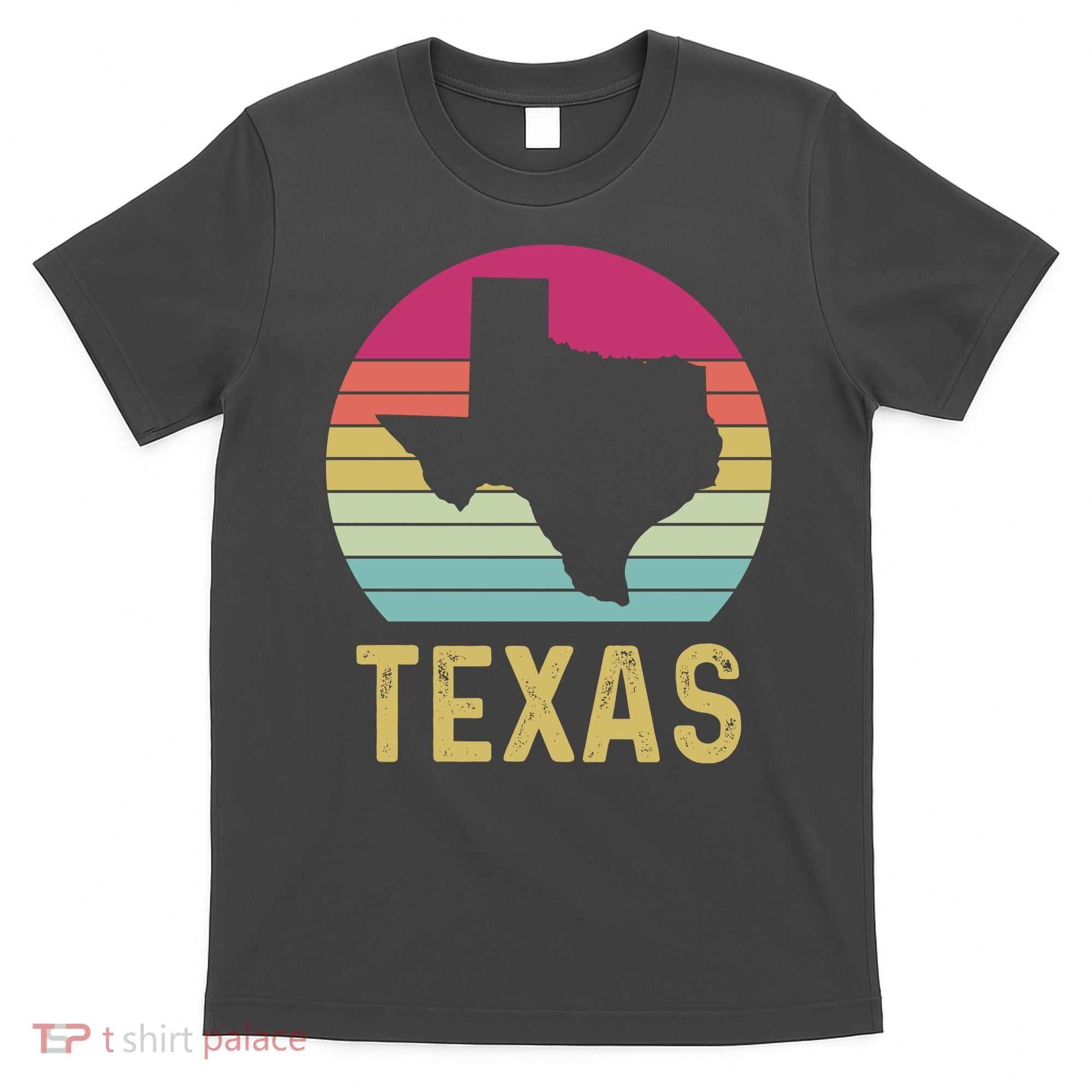 Texas Retro Logo Art T-Shirt