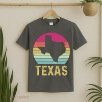 Texas Retro Logo Art T-Shirt thumb 2