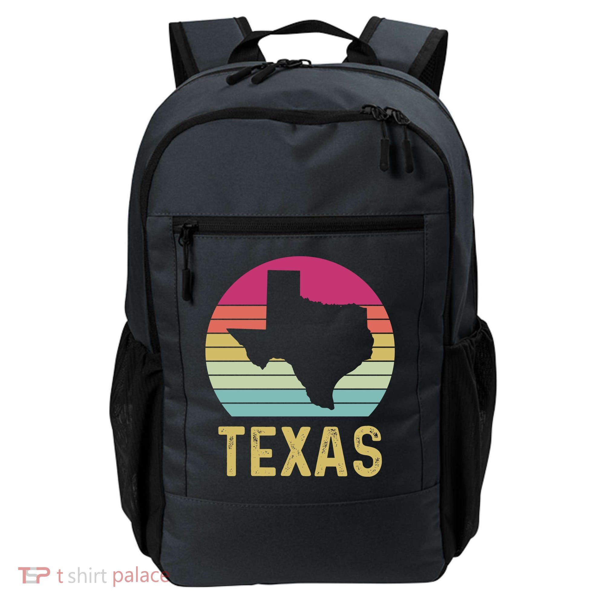 Texas Retro Logo Art Backpack