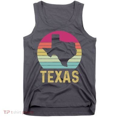 Texas Retro Logo Art Tank Top