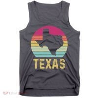 Texas Retro Logo Art Tank Top thumb 0