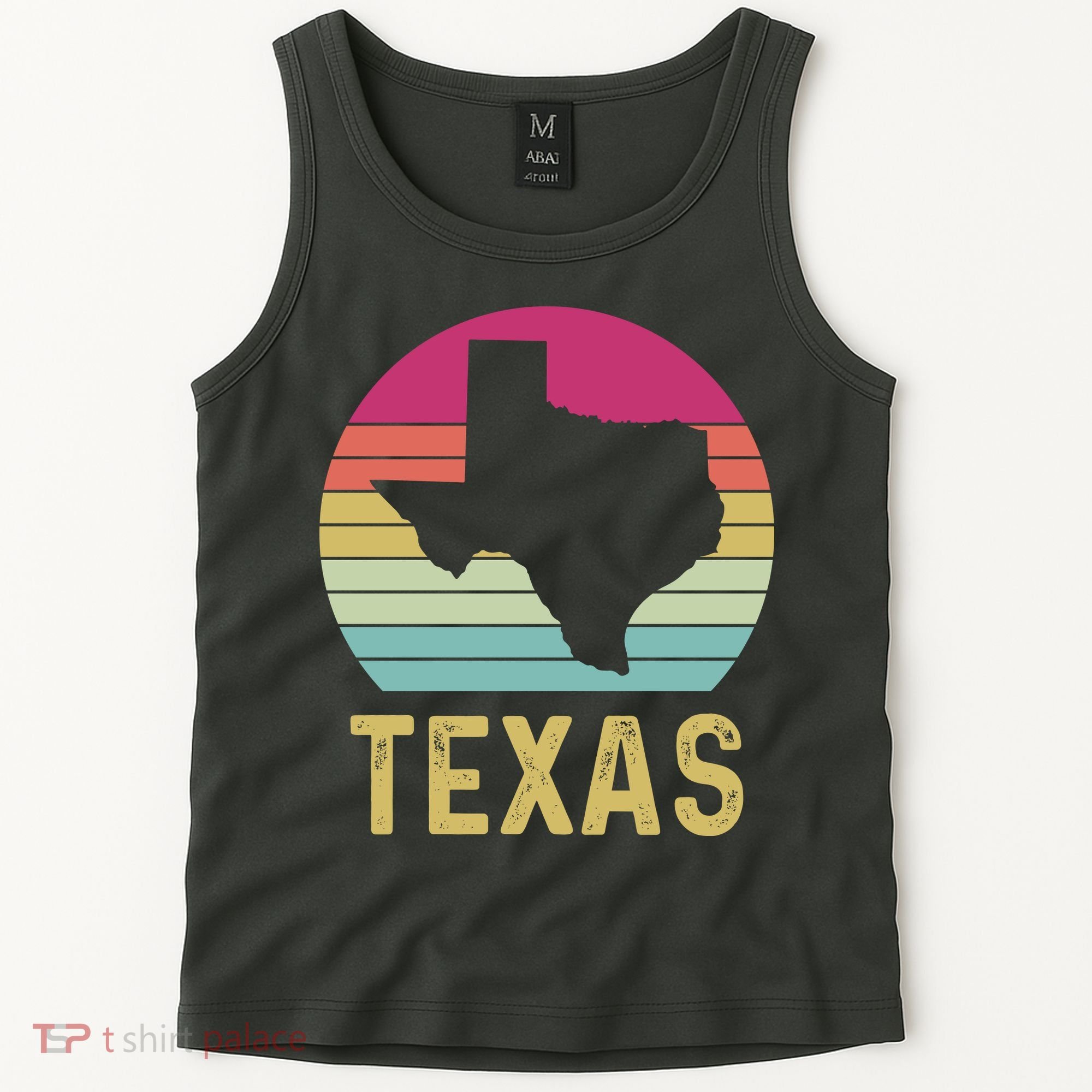 Texas Retro Logo Art Tank Top