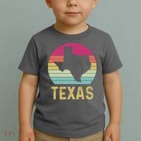 Texas Retro Logo Art Toddler T-Shirt thumb 2