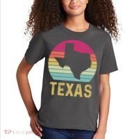 Texas Retro Logo Art Kids T-Shirt thumb 2