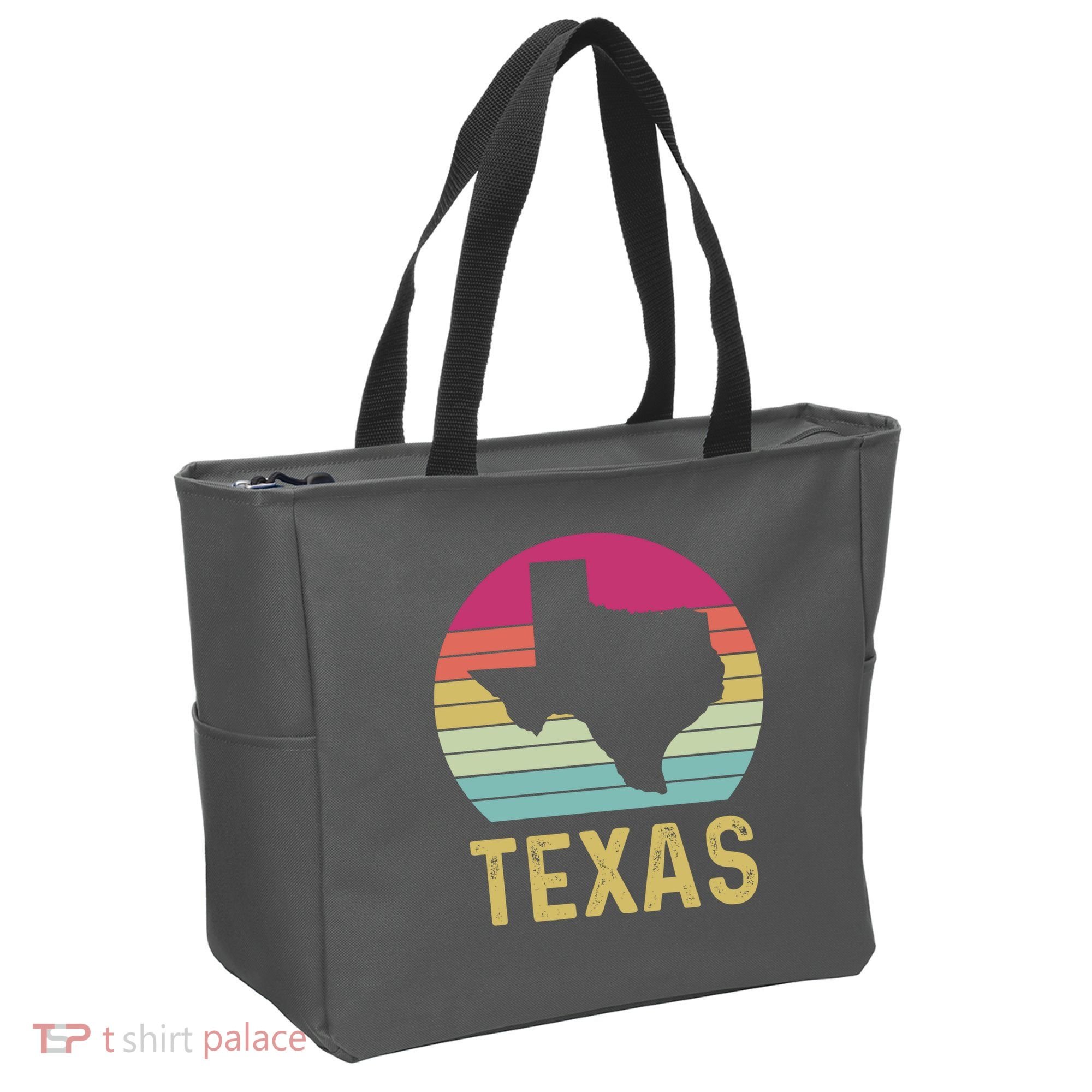 Texas Retro Logo Art Tote Bag