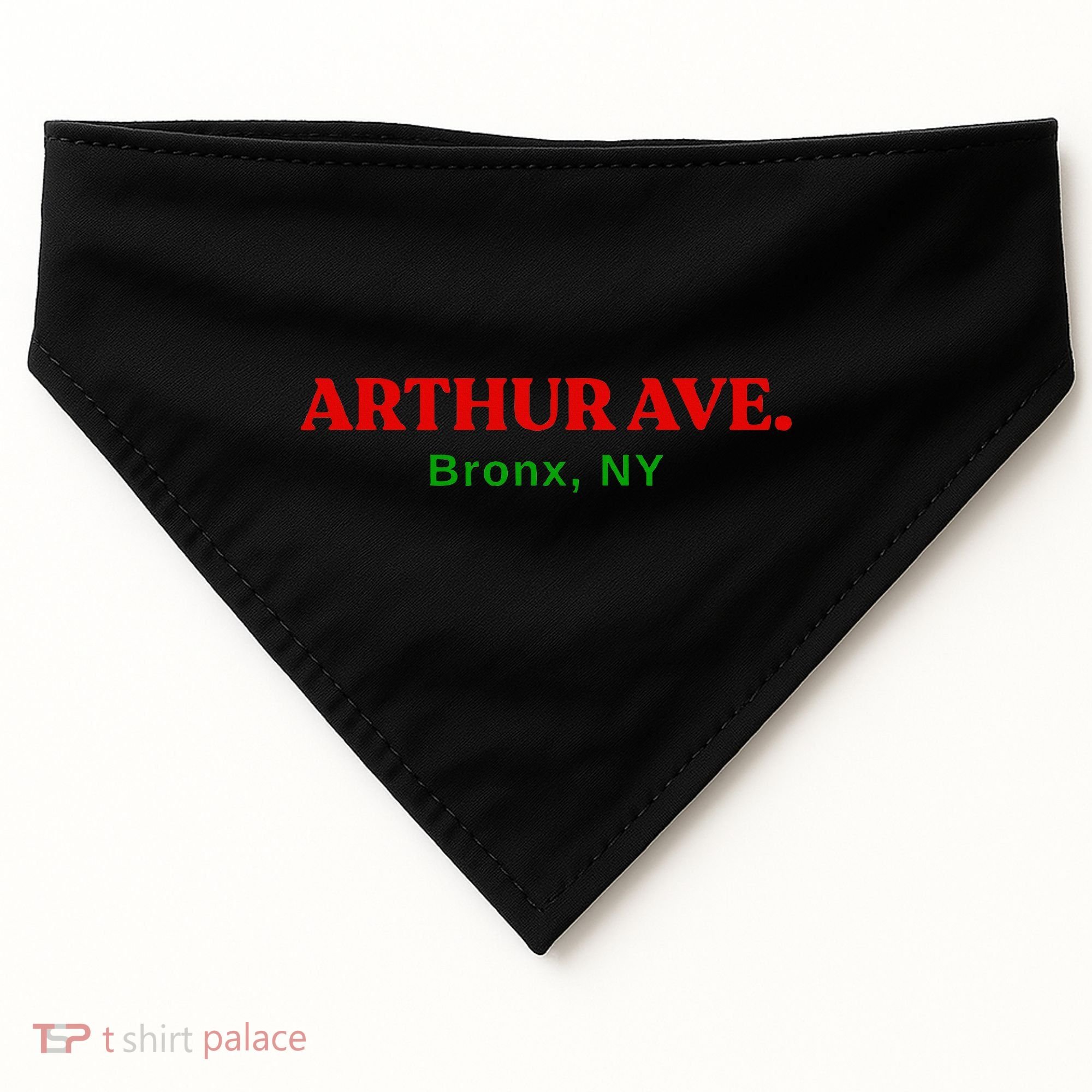 The Real Little Italy Arthur Ave Bronx Ny USA-Made Doggie Bandana