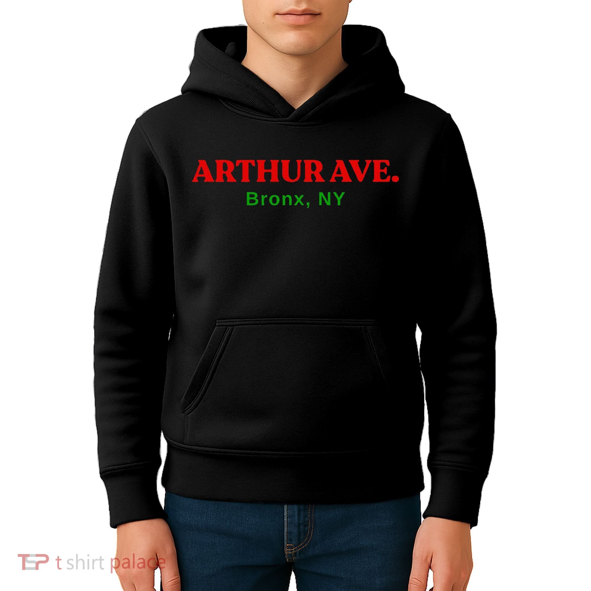 The Real Little Italy Arthur Ave Bronx Ny Kids Hoodie