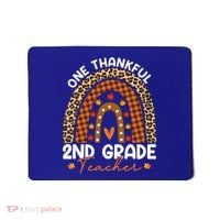 Thanksgiving Rainbow Leopard One Thankful 2nd Grade Teacher Gift Mousepad thumb 0
