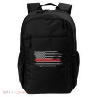 Thin Red Line Fire Fire And Rescue American Flag Gift Backpack thumb 0