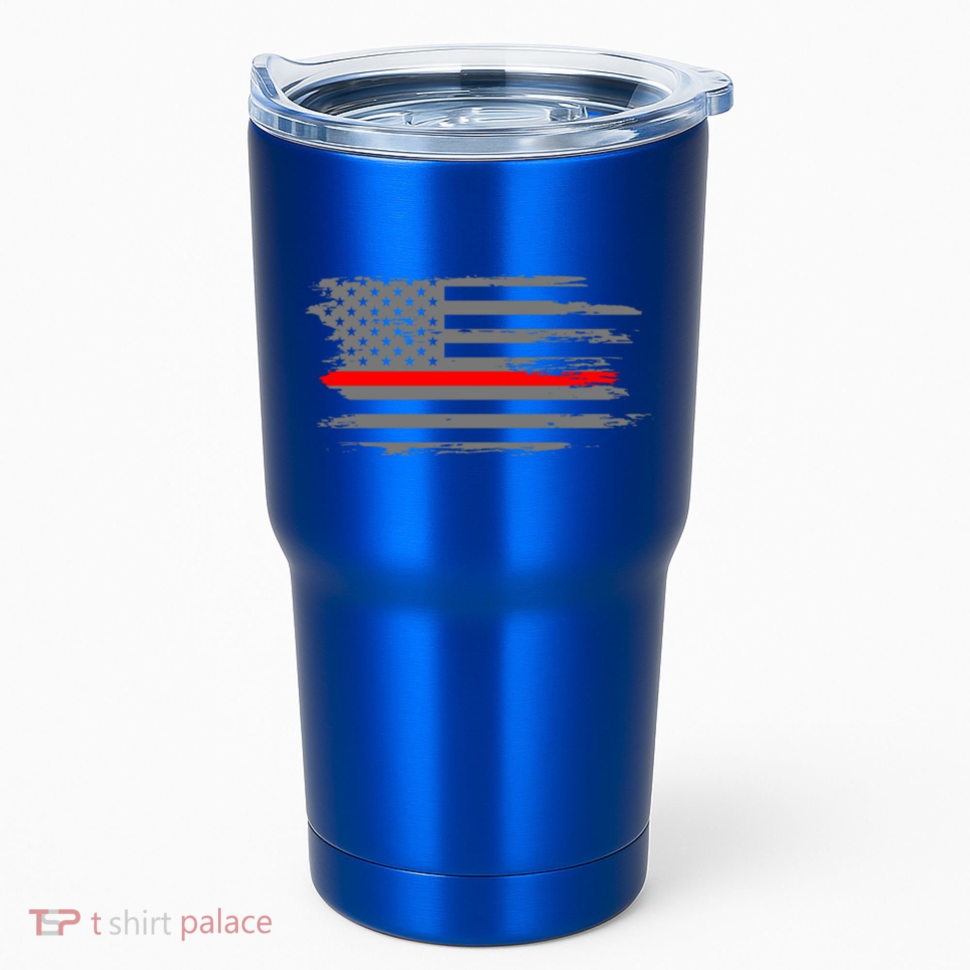 Thin Red Line Fire Fire And Rescue American Flag Gift Tumbler