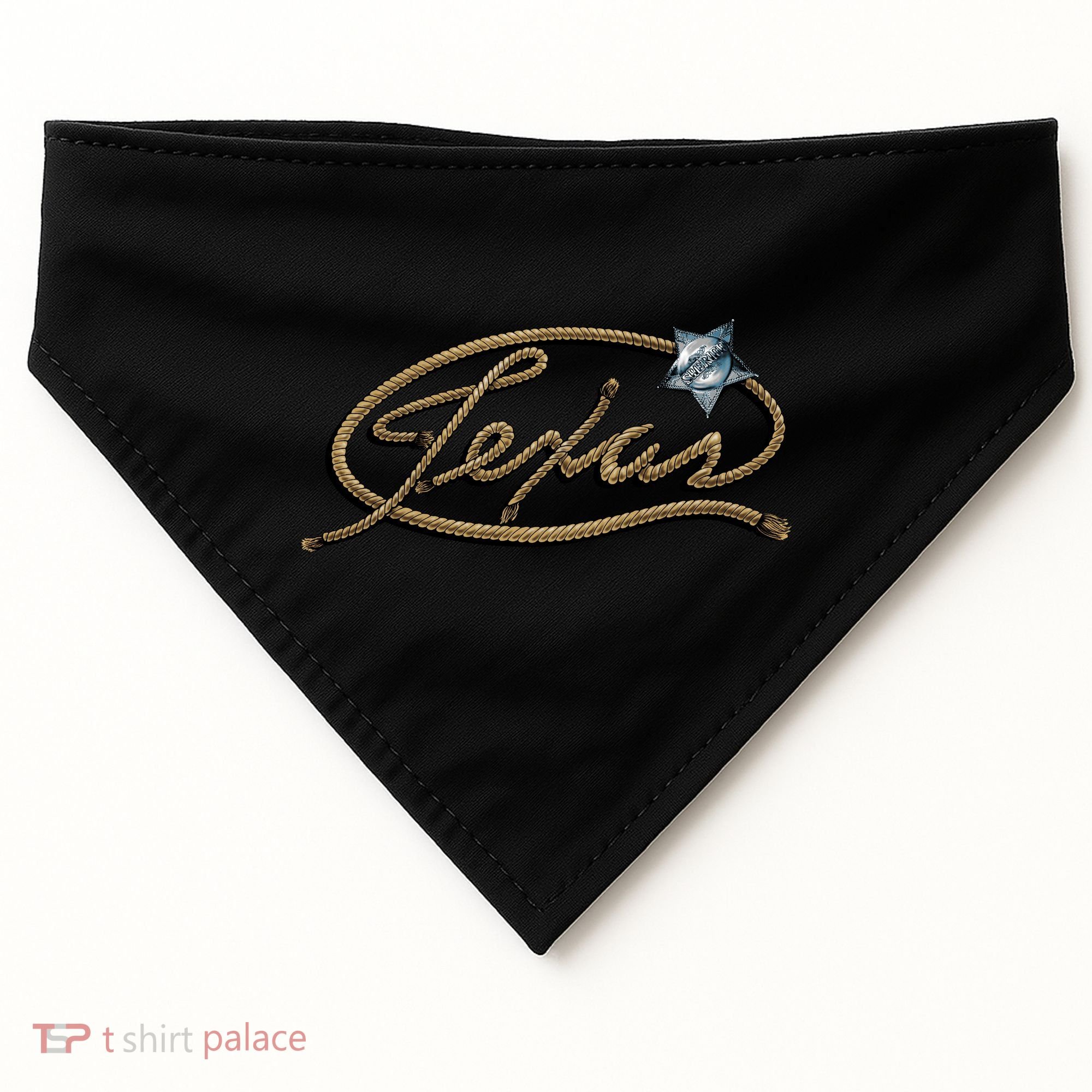 Texas Rope Logo USA-Made Doggie Bandana