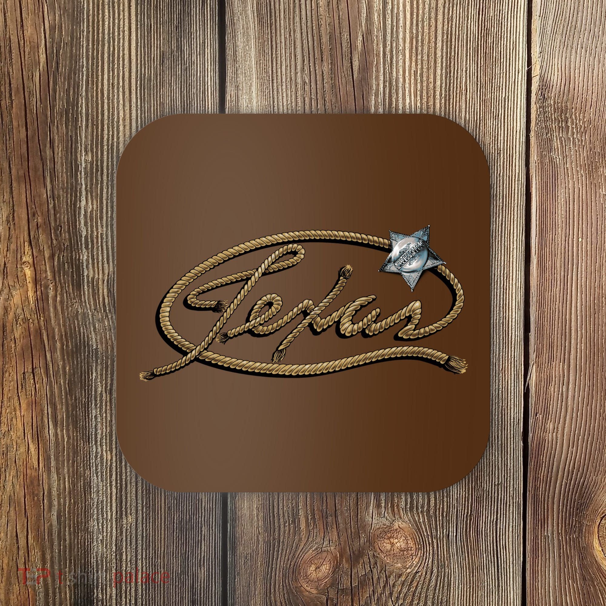 Texas Rope Logo Coaster
