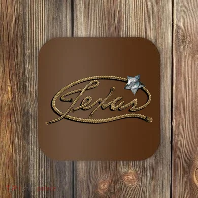 Texas Rope Logo Coaster