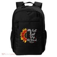 Teachers Retirement My Last First Day Of School Funny Backpack thumb 0