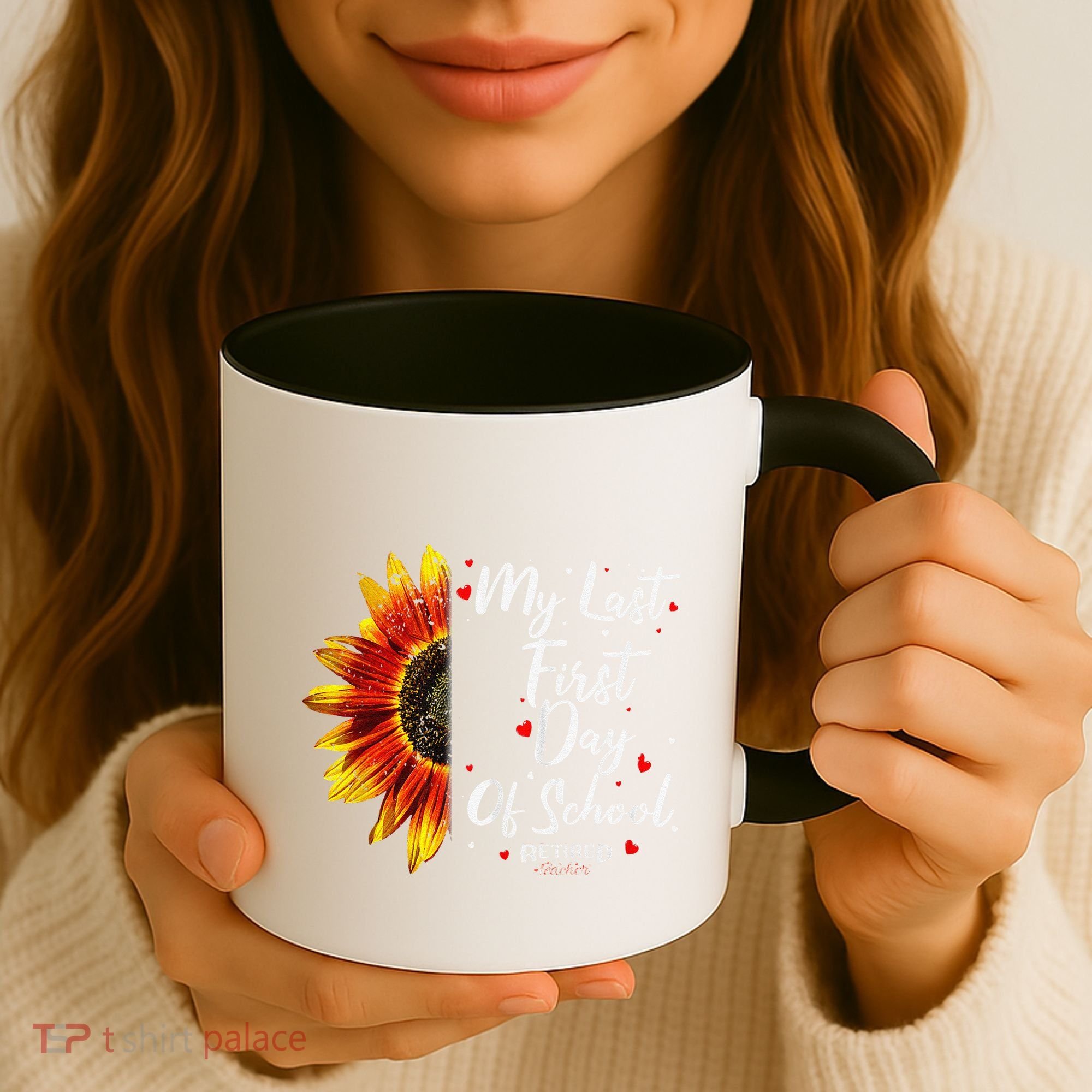 Teachers Retirement My Last First Day Of School Funny Coffee Mug