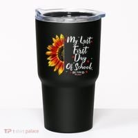Teachers Retirement My Last First Day Of School Funny Tumbler thumb 0