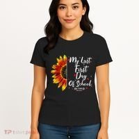 Teachers Retirement My Last First Day Of School Funny Women's T-Shirt thumb 4