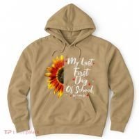 Teachers Retirement My Last First Day Of School Funny Hoodie thumb 0