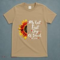 Teachers Retirement My Last First Day Of School Funny T-Shirt thumb 5