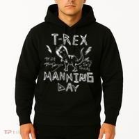T Rex Manning Day Retro 90s Hoodie thumb 2