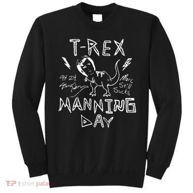 T Rex Manning Day Retro 90s Sweatshirt