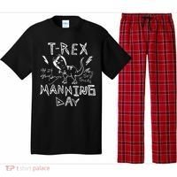 T Rex Manning Day Retro 90s Pajama Set thumb 0