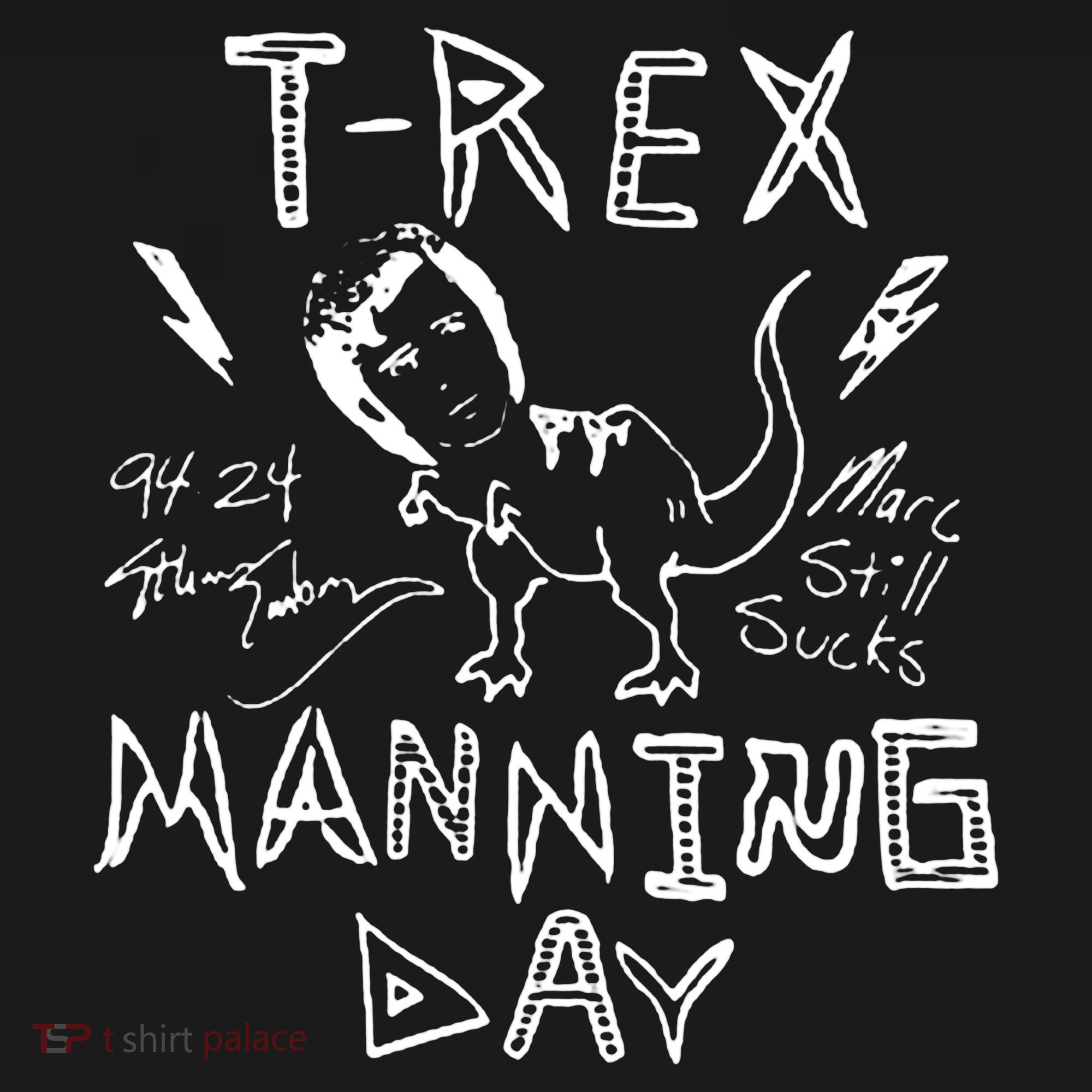 T Rex Manning Day Retro 90s Pajama Set