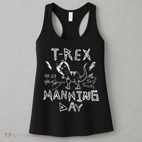 T Rex Manning Day Retro 90s Women's Tank Top thumb 3