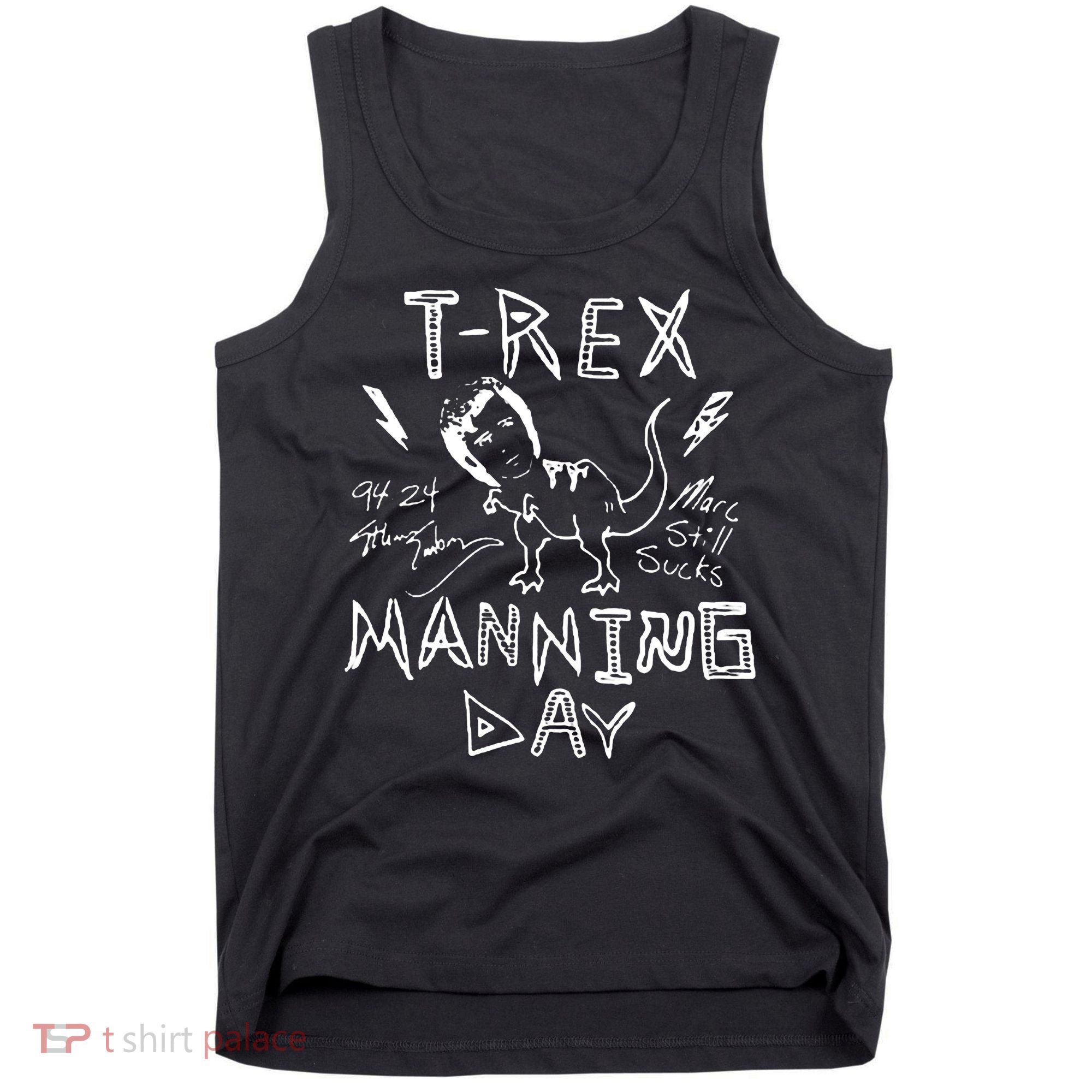 T Rex Manning Day Retro 90s Tank Top