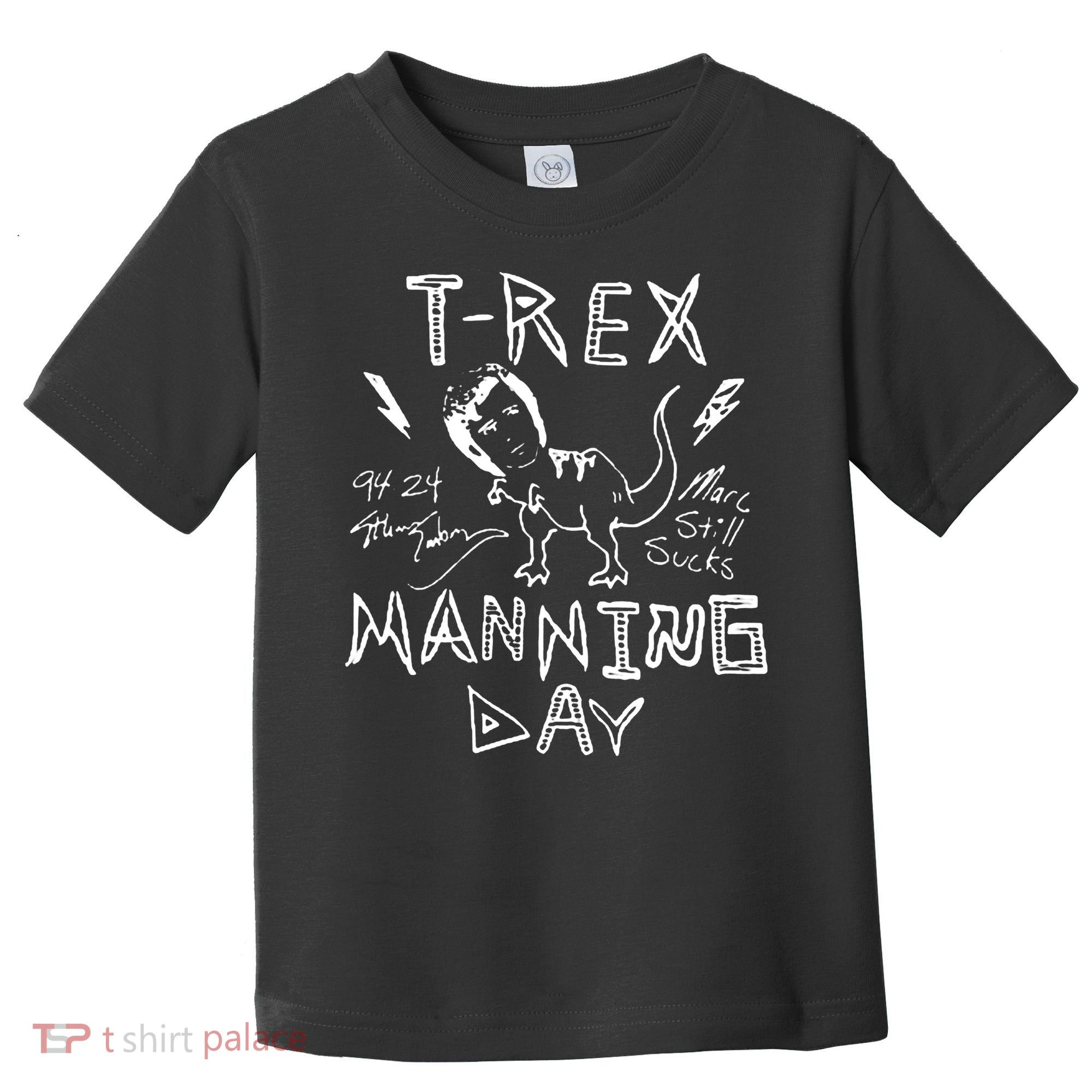 T Rex Manning Day Retro 90s Toddler T-Shirt