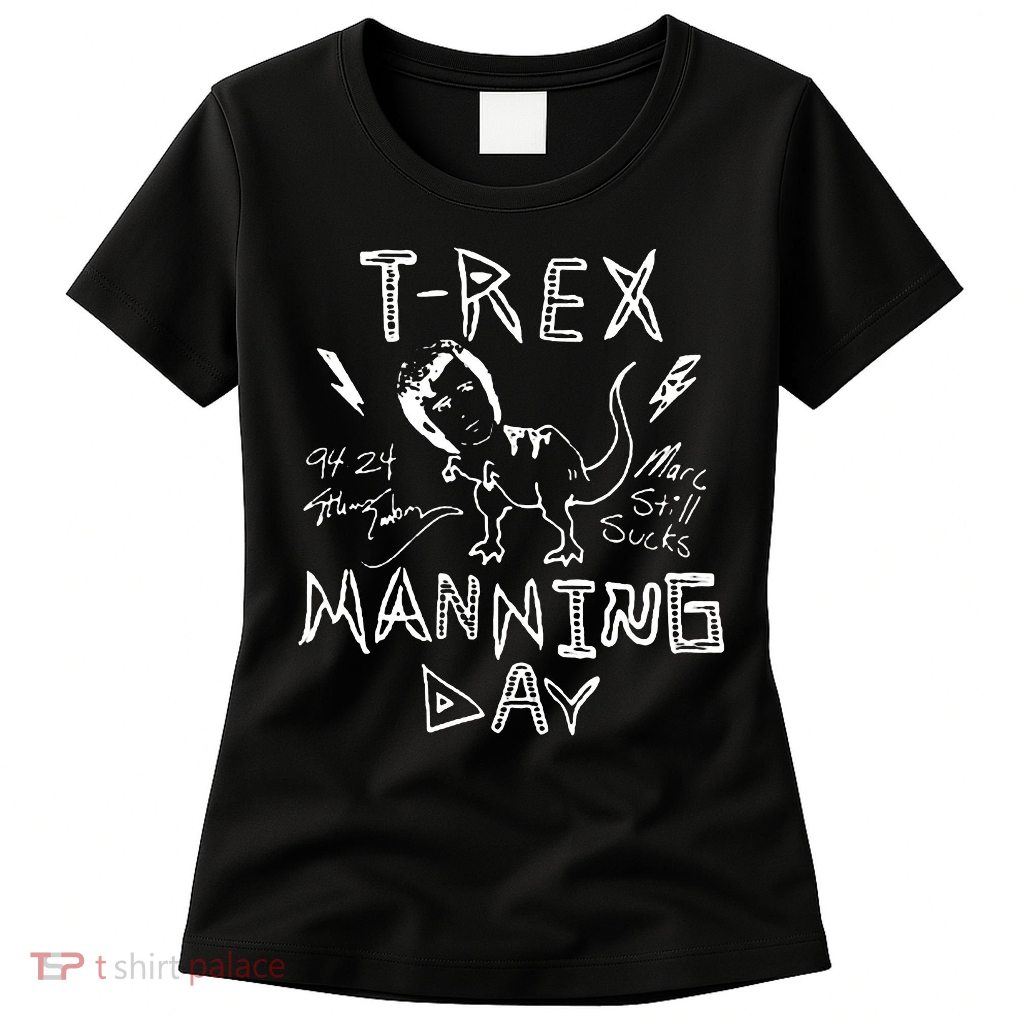 T Rex Manning Day Retro 90s Women's T-Shirt