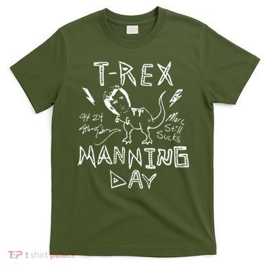 T Rex Manning Day Retro 90s T-Shirt