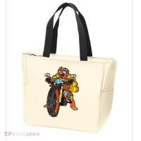Turkey Riding Motorcycle Thanksgiving Day Cool Biker Rider Tote Bag thumb 3