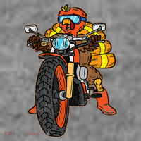Turkey Riding Motorcycle Thanksgiving Day Cool Biker Rider Toddler Hoodie thumb 2