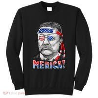 Theodore Roosevelt Merica 4th July Usa Us President Sweatshirt thumb 0