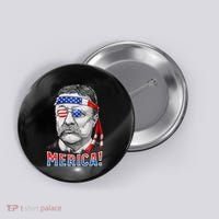 Theodore Roosevelt Merica 4th July Usa Us President Button thumb 0