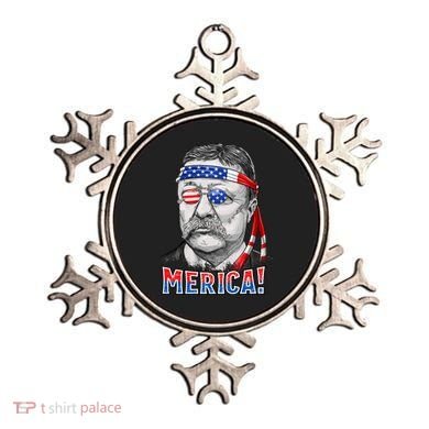 Theodore Roosevelt Merica 4th July Usa Us President Ornament