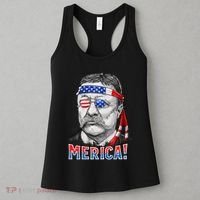 Theodore Roosevelt Merica 4th July Usa Us President Women's Tank Top thumb 3