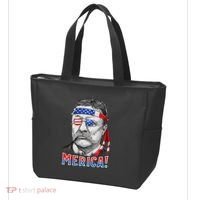 Theodore Roosevelt Merica 4th July Usa Us President Tote Bag thumb 3