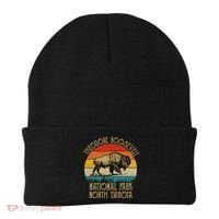 Theodore Roosevelt National Park North Dakota Buffalo Retro Beanie thumb 0