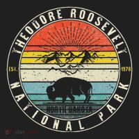 Theodore Roosevelt National Park North Dakota Hiker Souvenir Beanie thumb 2