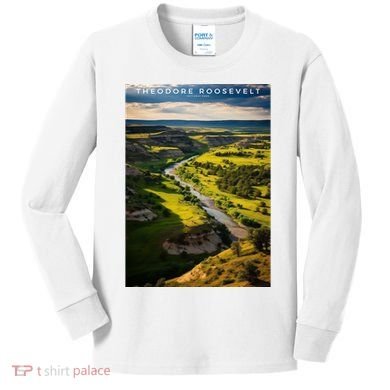 Theodore Roosevelt National Park Kids Long Sleeve Shirt