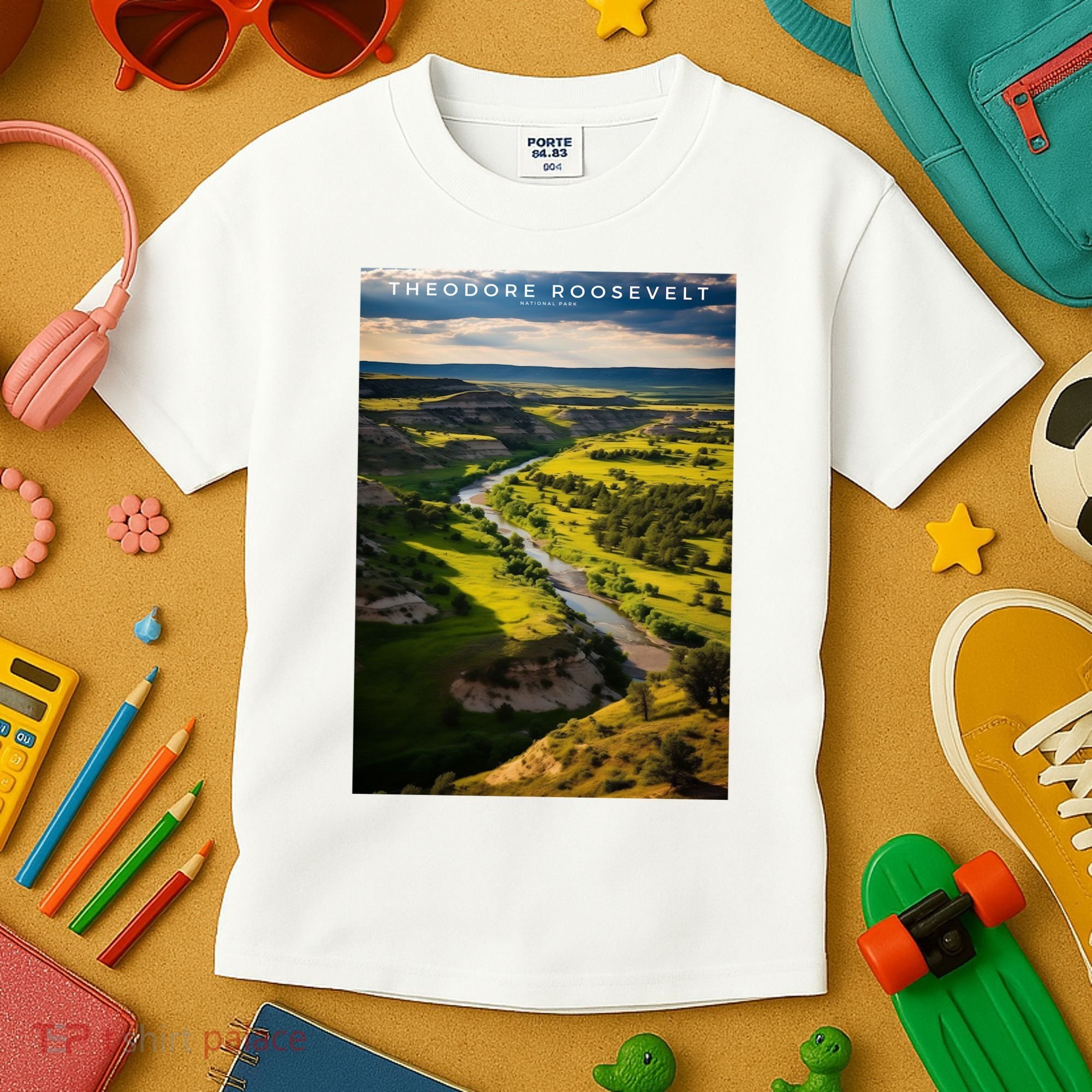 Theodore Roosevelt National Park Kids T-Shirt