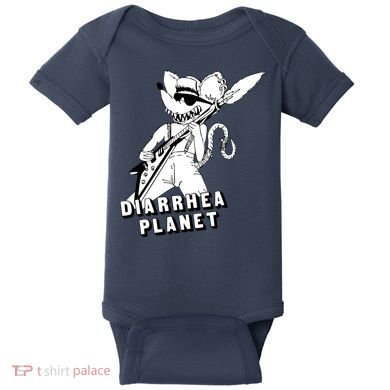 The Rat Of Diarrhea Cool Vector Design Baby Bodysuit