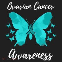 Teal Ribbon Ovarian Cancer Awareness Hat thumb 2