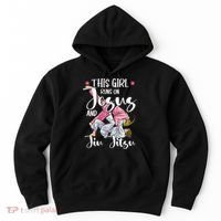 This  Runs On Jesus And Jiu Jitsu Gift Hoodie thumb 0