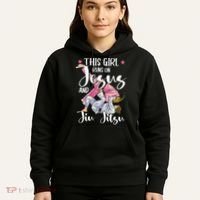 This  Runs On Jesus And Jiu Jitsu Gift Hoodie thumb 5